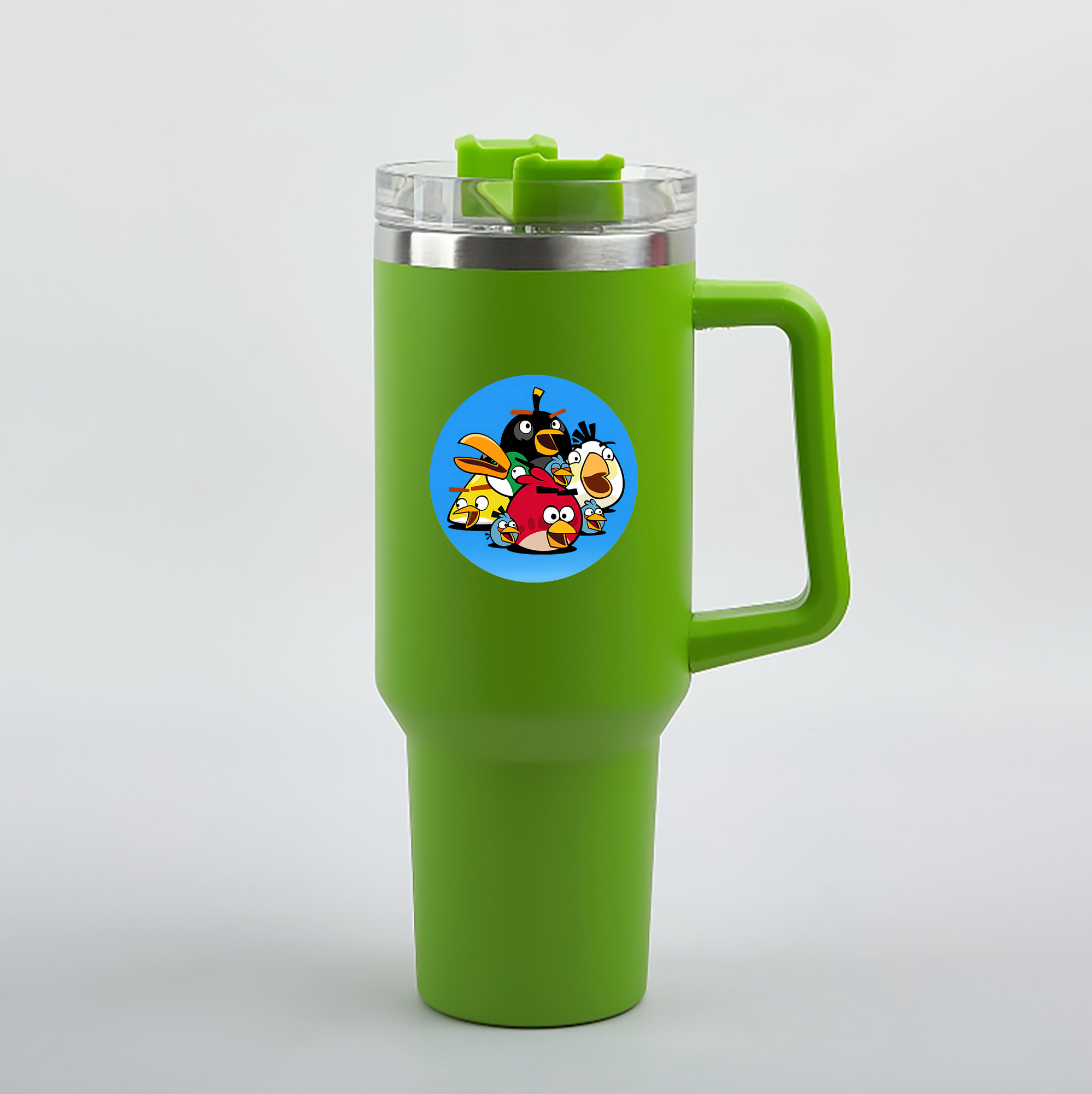 （画像用） Angry Birds アングリーバード 1200mL車用タンブラー（カラープリント）